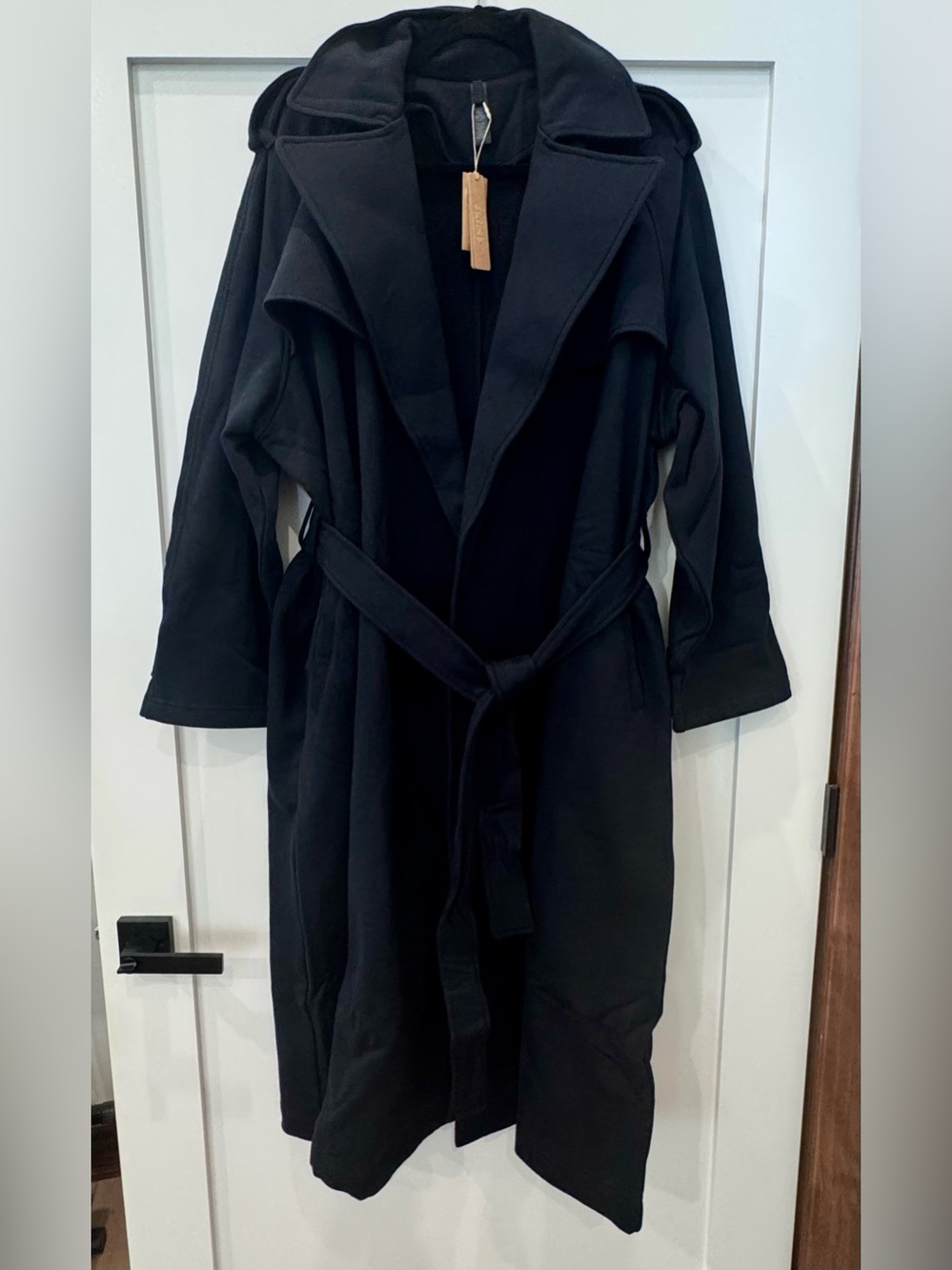 SKIMS Boyfriend Fleece Oversized Trench Coat
